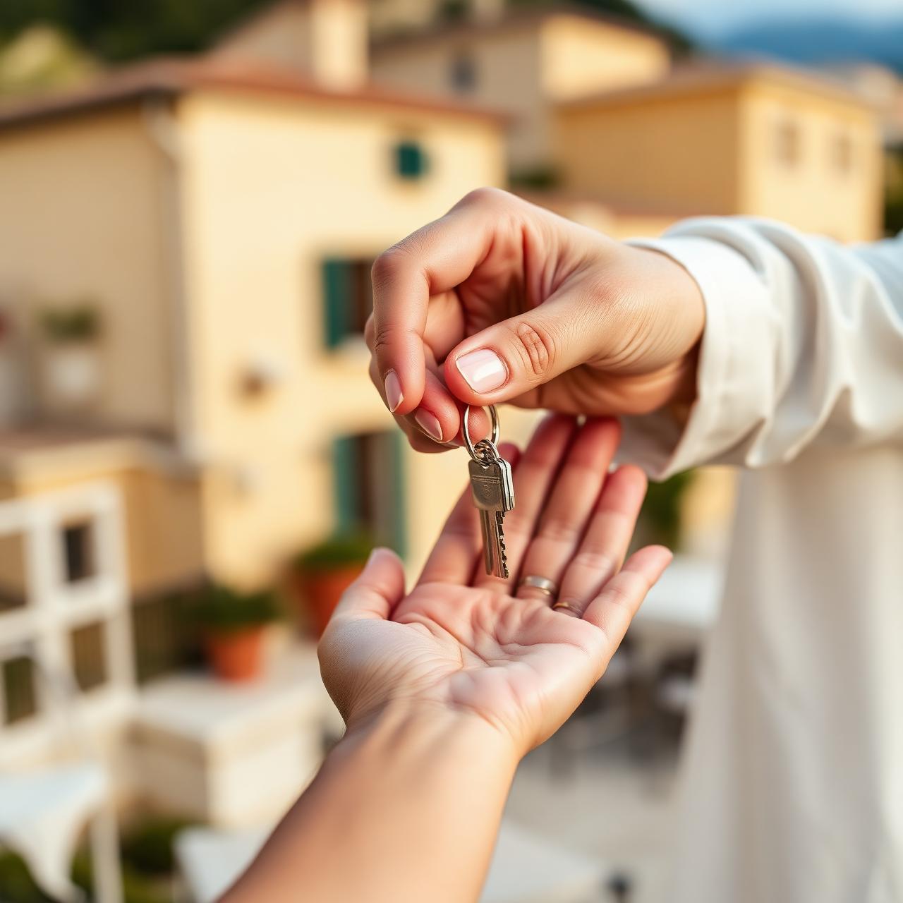 Remise de clés d'un bien immobilier en Corse